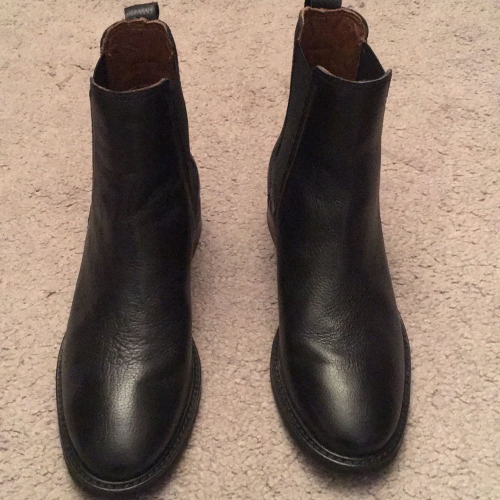 Chelsea black booties